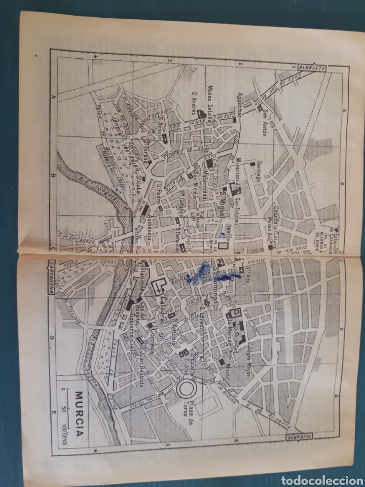 Mapas contempor&aacute;neos: Mapa/plano vintage de Murcia - Foto 1