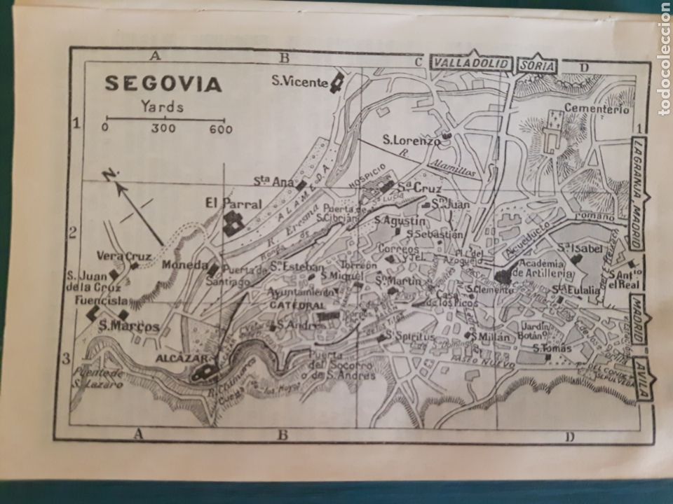 Mapas contempor&aacute;neos: Mapa/plano vintage de Segovia - Foto 2