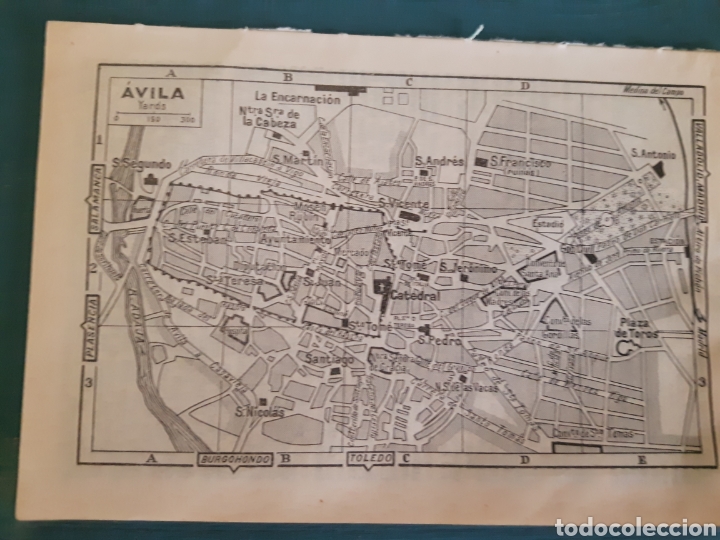 Mapas contempor&aacute;neos: Mapa/plano vintage de Avila - Foto 2