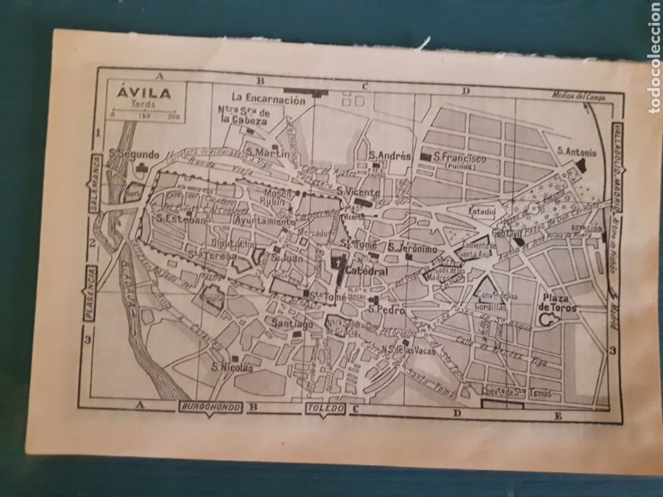 Mapas contempor&aacute;neos: Mapa/plano vintage de Avila - Foto 1