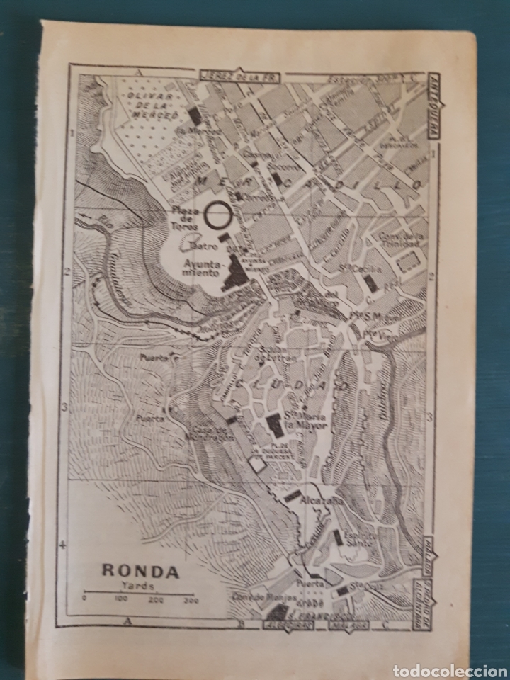 Mapas contempor&aacute;neos: Mapa/plano vintage de Ronda - Foto 2