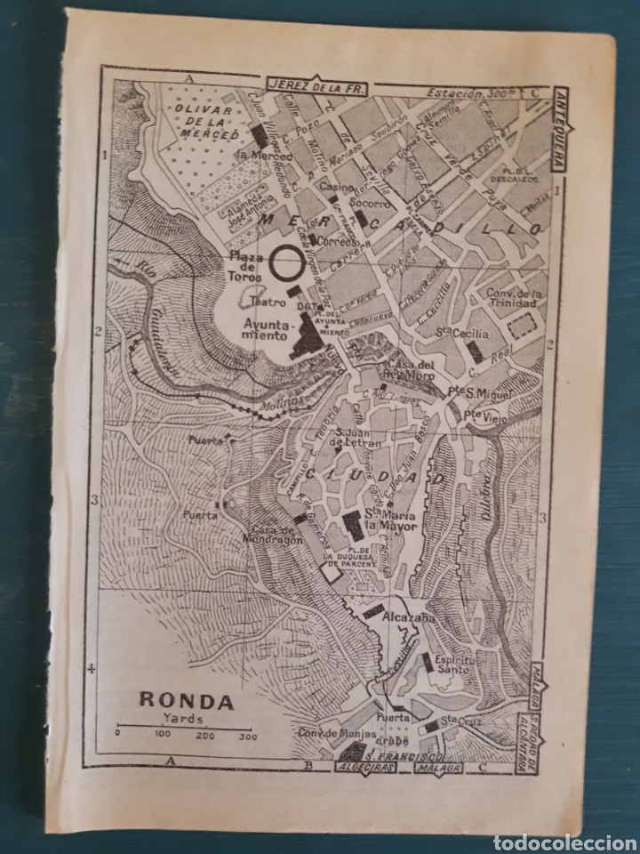 Mapas contempor&aacute;neos: Mapa/plano vintage de Ronda - Foto 1