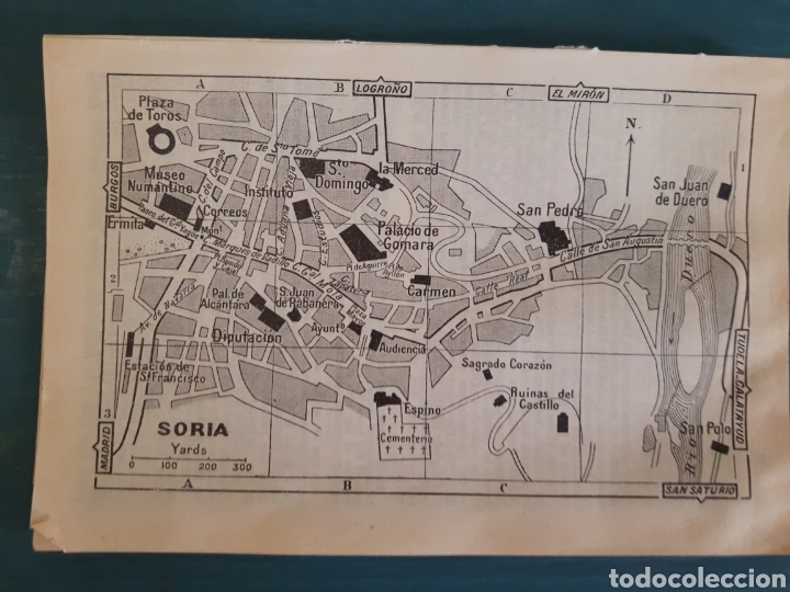 Mapas contempor&aacute;neos: Mapa/plano vintage de Soria - Foto 1