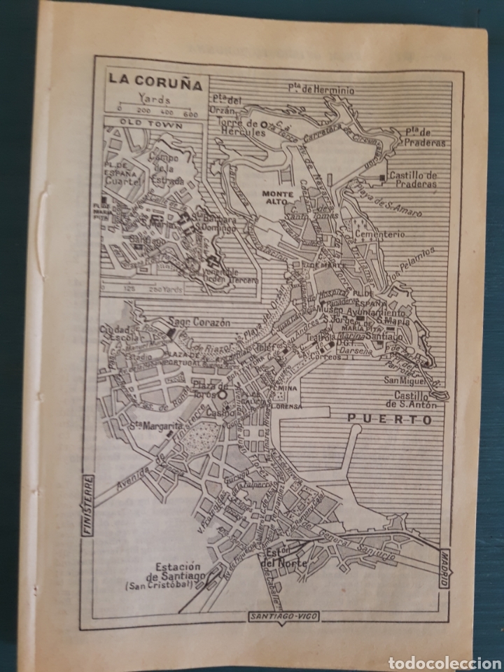 Mapas contempor&aacute;neos: Mapa/plano vintage de La Coru&ntilde;a - Foto 2