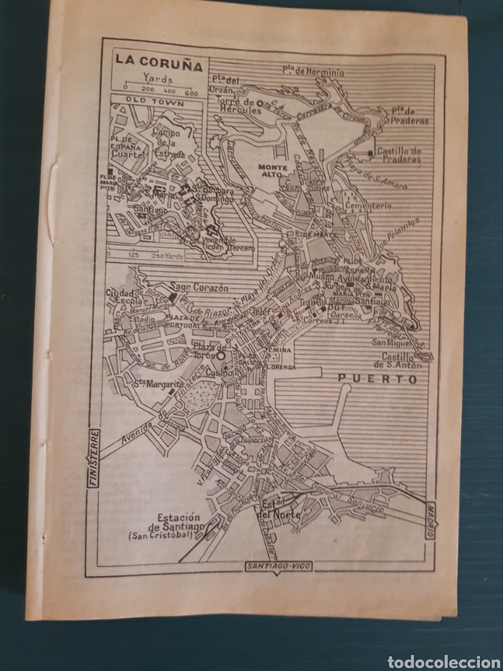 Mapas contempor&aacute;neos: Mapa/plano vintage de La Coru&ntilde;a - Foto 1