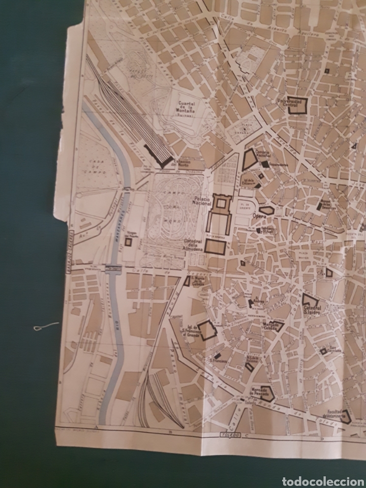Mapas contempor&aacute;neos: Mapa/plano vintage de Madrid - Foto 4