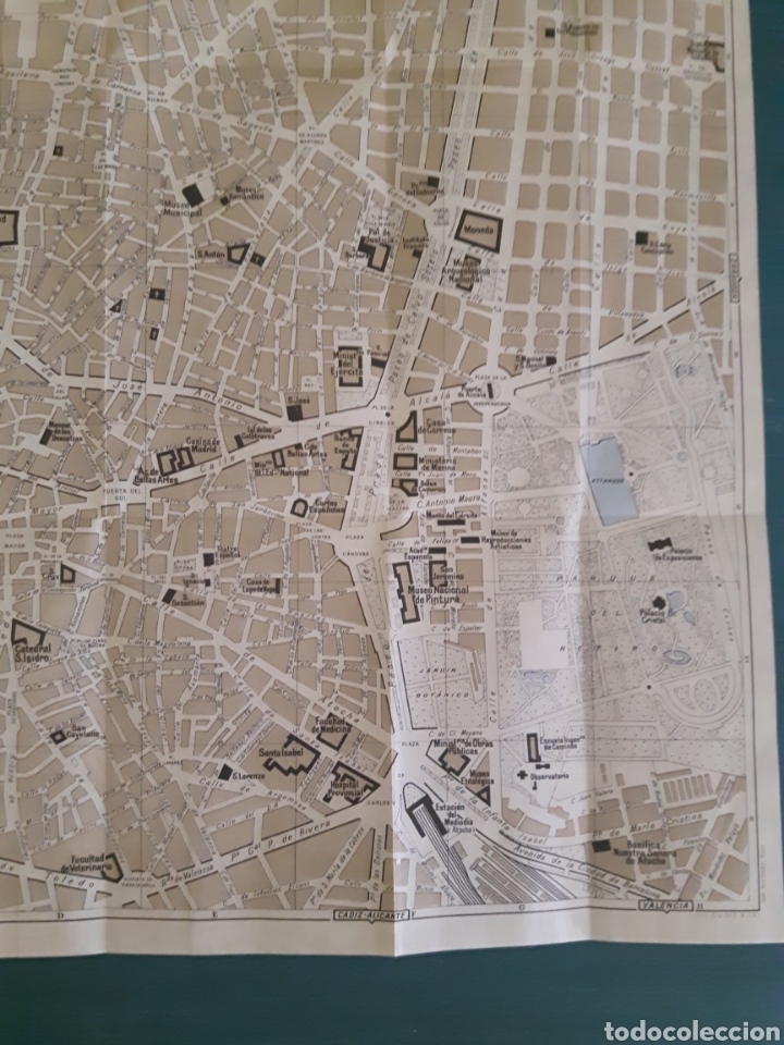 Mapas contempor&aacute;neos: Mapa/plano vintage de Madrid - Foto 5