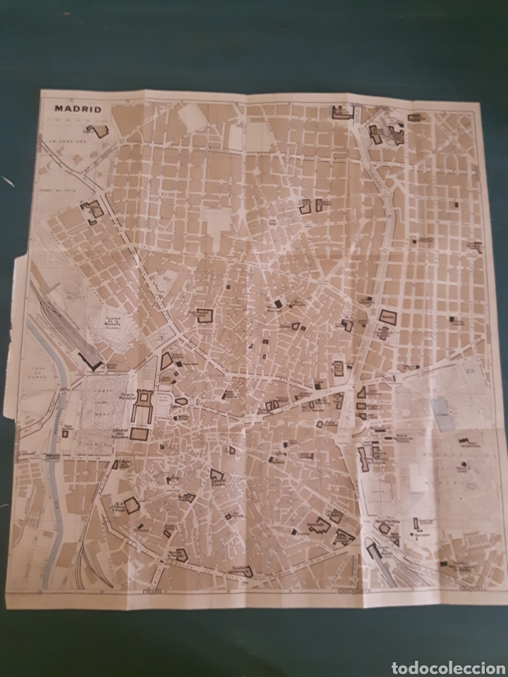 Mapas contempor&aacute;neos: Mapa/plano vintage de Madrid - Foto 1