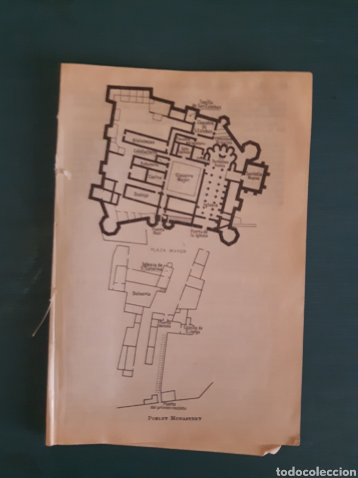 Mapas contempor&aacute;neos: Plano monasterio de Poblet. - Foto 1