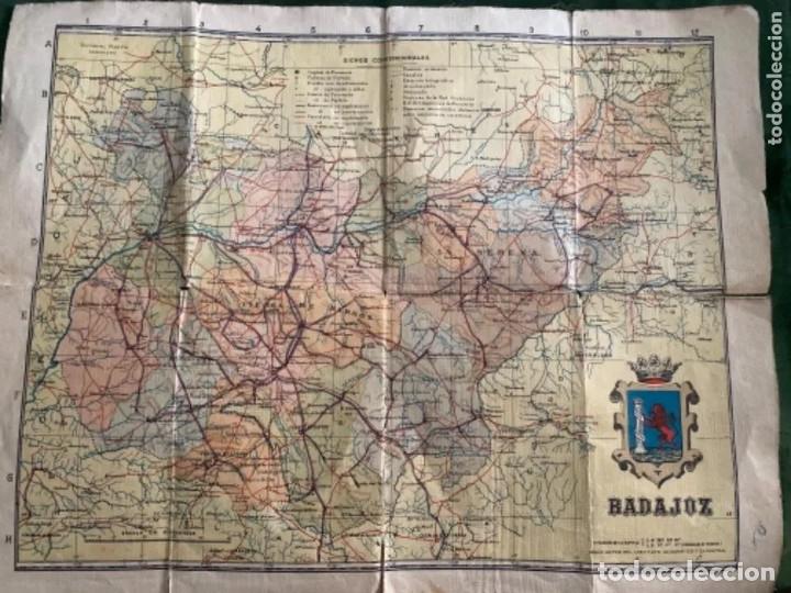 Contemporary maps: ANTIGUO MAPA BADAJOZ S. POCH