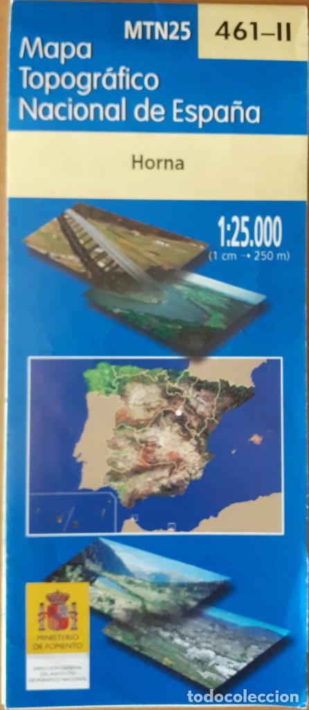 Contemporary maps: Mapa topogr&aacute;fico Nacional de Espa&ntilde;a 1:25000 Horna Guadalajara 461-II