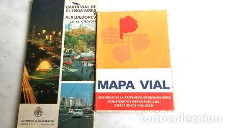 Contemporary maps: mapa vial prov bs as y mapa cdad bs as antiguos