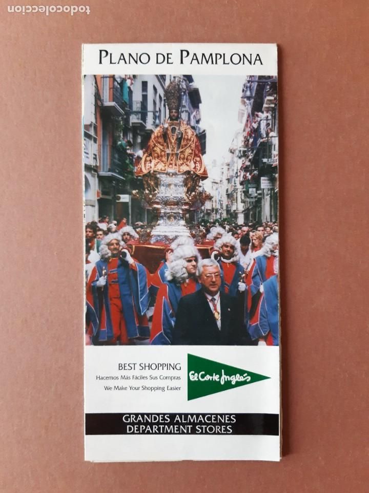 Mapas contempor&acirc;neos: PLANO CALLEJERO MAPA TUR&Iacute;STICO DE PAMPLONA. 2006. EL CORTE INGL&Eacute;S.