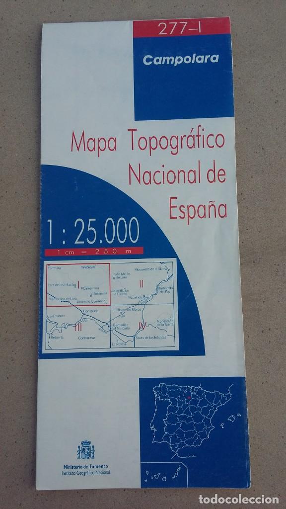 Contemporary maps: Mapa topogr&aacute;fico Nacional de Espa&ntilde;a 1:25000 Campolara, Burgos 277-I