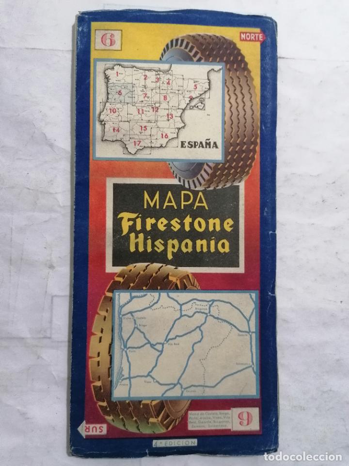 Contemporary maps: MAPA FIRESTONE HISPANIA, N&ordm; 6, VIANA DO CASTELO, ZAMORA, SALAMANCA, 4&ordf; EDICION