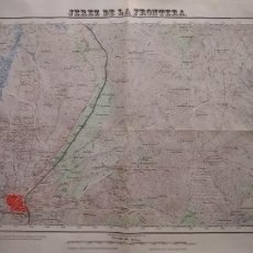 Mapas contemporáneos: MAPA/ PLANO DE JEREZ DE LA FRONTERA. DIRECCIÓN GENERAL INSTITUTO GEOGRÁFICO, 1917. 70 X 50 CM.. Lote 290192863