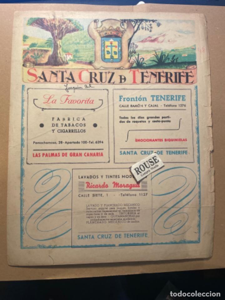 Mapas contempor&aacute;neos: ANTIGUO MAPA DE SANTA CRUZ DE TENERIFE , PARTE POSTERIOR PUBLICIDAD . 29X23 CM. MARCAS DE BOLIGRAFO
