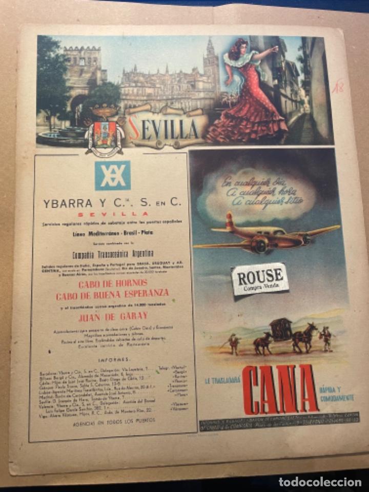 Mapas contempor&aacute;neos: ANTIGUO MAPA DE SEVILLA PARTE POSTERIOR PUBLICIDAD.29X23 CM.