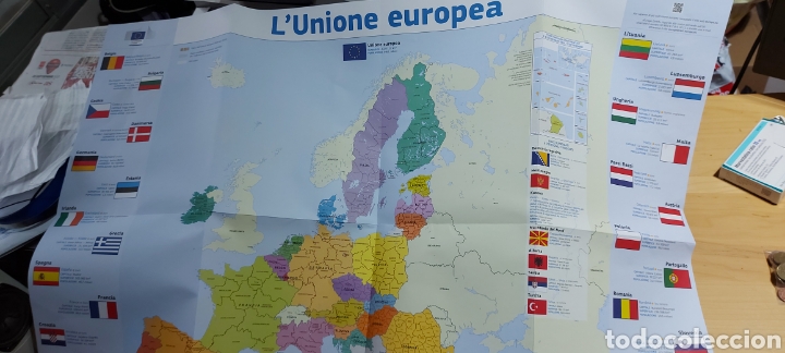 Mapas contempor&acirc;neos: MAPA UNION EUROPA CON REGIONES-DEPARTAMENTOS EN ITALIANO