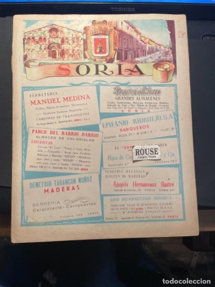 Mapas contempor&aacute;neos: ANTIGUO MAPA DE SORIA , PARTE POSTERIOR PUBLICIDAD . 29X23 CM.
