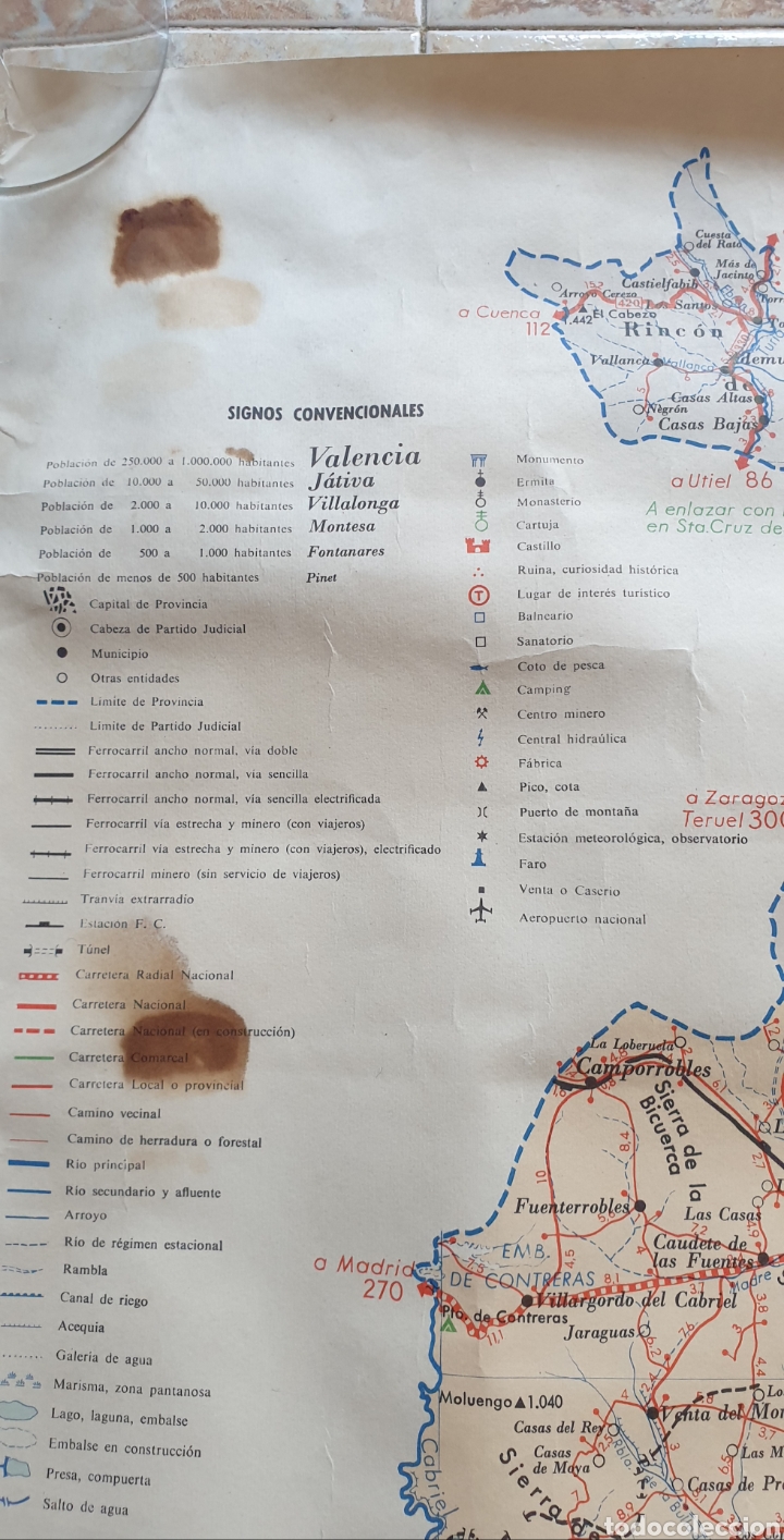Mapas contempor&aacute;neos: MAPA PLANO DE VALENCIA AGUILAR S.A. EDICIONES 1964 RARO UNICO - Foto 7
