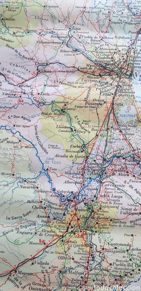 Mapas contempor&aacute;neos: MAPA PLANO DE VALENCIA AGUILAR S.A. EDICIONES 1964 RARO UNICO - Foto 11
