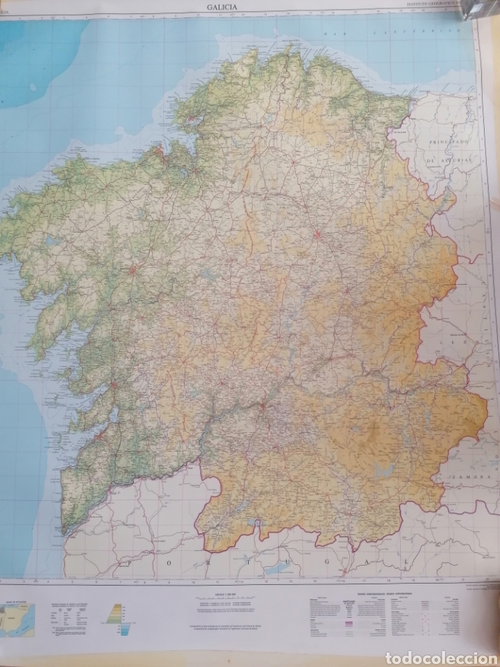 Mapas contempor&aacute;neos: Antiguo Mapa Galicia - Foto 13
