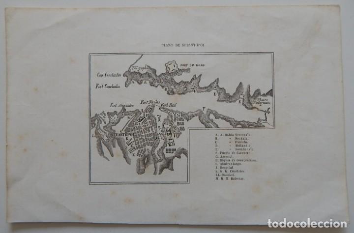 Mapas contempor&aacute;neos: Antiguo mapa / Plano de Sebastopol - Foto 1