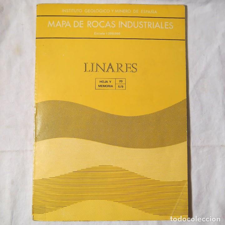 Zeitgen&ouml;ssische Karten: Mapa de rocas industriales 1:200.000, Linares ,1976