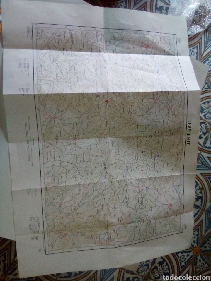 Mapas contempor&aacute;neos: Mapa topogr&aacute;fico nacional hoja 589 terriente - Foto 2