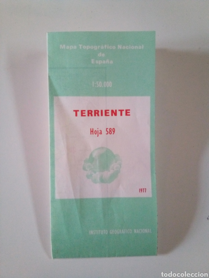 Zeitgen&ouml;ssische Karten: Mapa topogr&aacute;fico nacional hoja 589 terriente