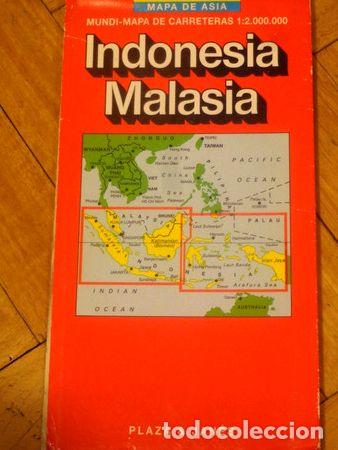 Zeitgen&ouml;ssische Karten: mapa de carreteras de indonesia y malasia escala 12000000
