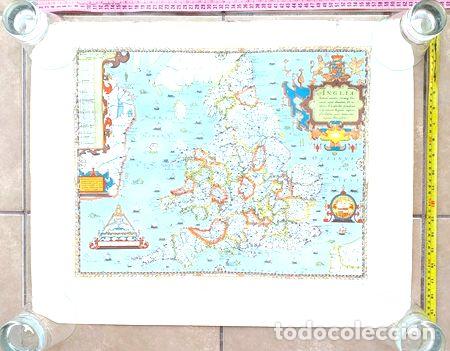 Zeitgen&ouml;ssische Karten: laminas posters mapas antiguos cornwall england wales 15769