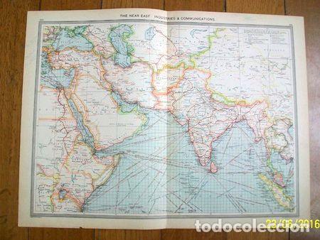 Zeitgen&ouml;ssische Karten: mapa este asiatico publicado en londres en 1950
