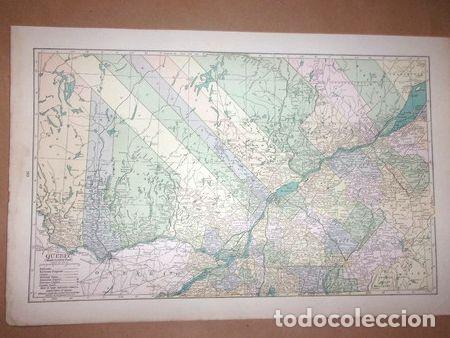 Contemporary maps: mapa quebec publicado en londres en 1930