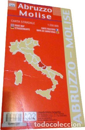 Contemporary maps: abruzzo molise mapa de carreteras