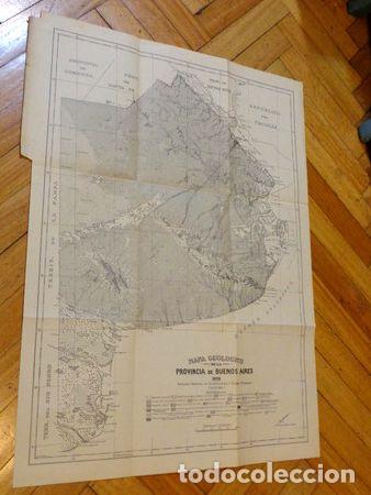 Contemporary maps: mapa geologico de la provincia de buenos aires 1938