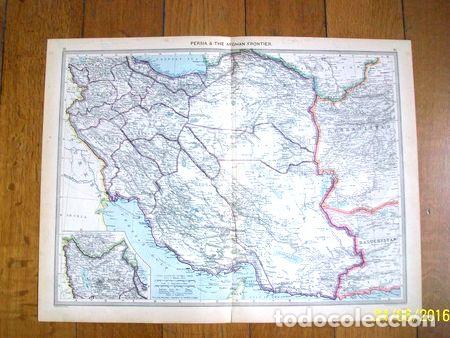 Contemporary maps: mapa persia y la frontera con afganistan publicado en 1950