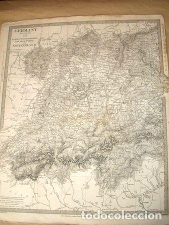 Contemporary maps: mapaantiguograbadoalemaniatirolbavariasuiza1832