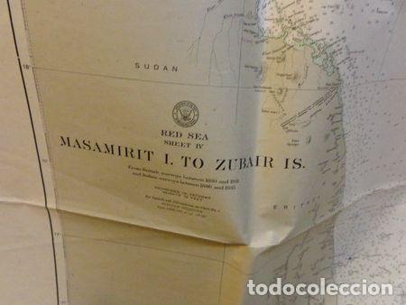 Contemporary maps: carta de navegacion mar rojo sheet iv masamirit to zubair is