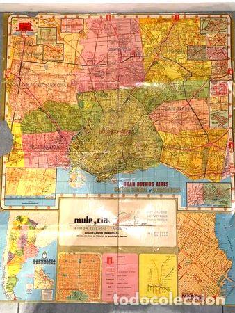 Mapas contempor&aacute;neos: antiguo mapa de capital federalgran buenos aires y alrededo