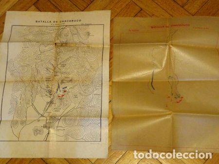Mapas contempor&aacute;neos: mapa batalla de chacabuco 3er momento dos transparencias