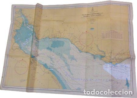 Mapas contempor&aacute;neos: carta de navegacion de montevideo a puerto de nueva palmira