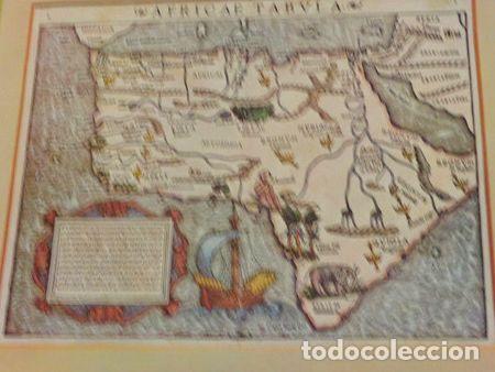 Mapas contempor&aacute;neos: mapa de africa 1540 reproduccion