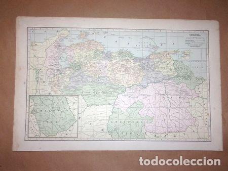Mapas contempor&aacute;neos: mapa venezuela publicado en londres en 1930