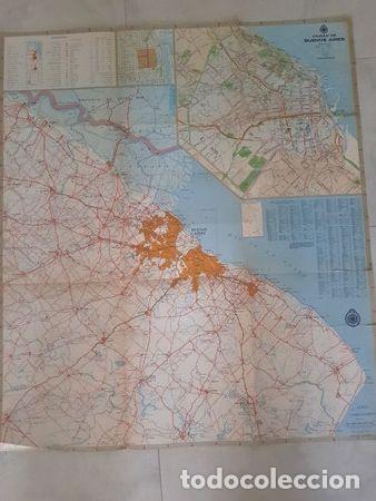 Mapas contempor&aacute;neos: mapa ciudad de buenos aires automovil club argentino anos 80