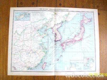 Mapas contempor&acirc;neos: mapa este asiatico de londres ano 1950