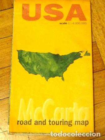 Mapas contempor&acirc;neos: usa road and touring map mccarta 14000000