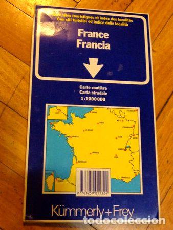 Mapas contempor&acirc;neos: mapa de francia kummerly frey