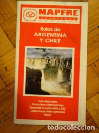 Mapas contempor&acirc;neos: rutas de argentina y chile nacionales provinciales intern